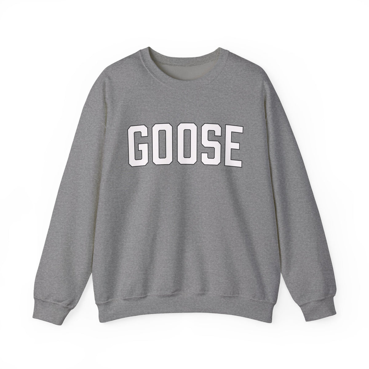 Goose Zip Code White & Black Unisex Heavy Blend™ Crewneck Sweatshirt
