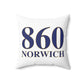 860 Norwich Spun Polyester Square Pillow