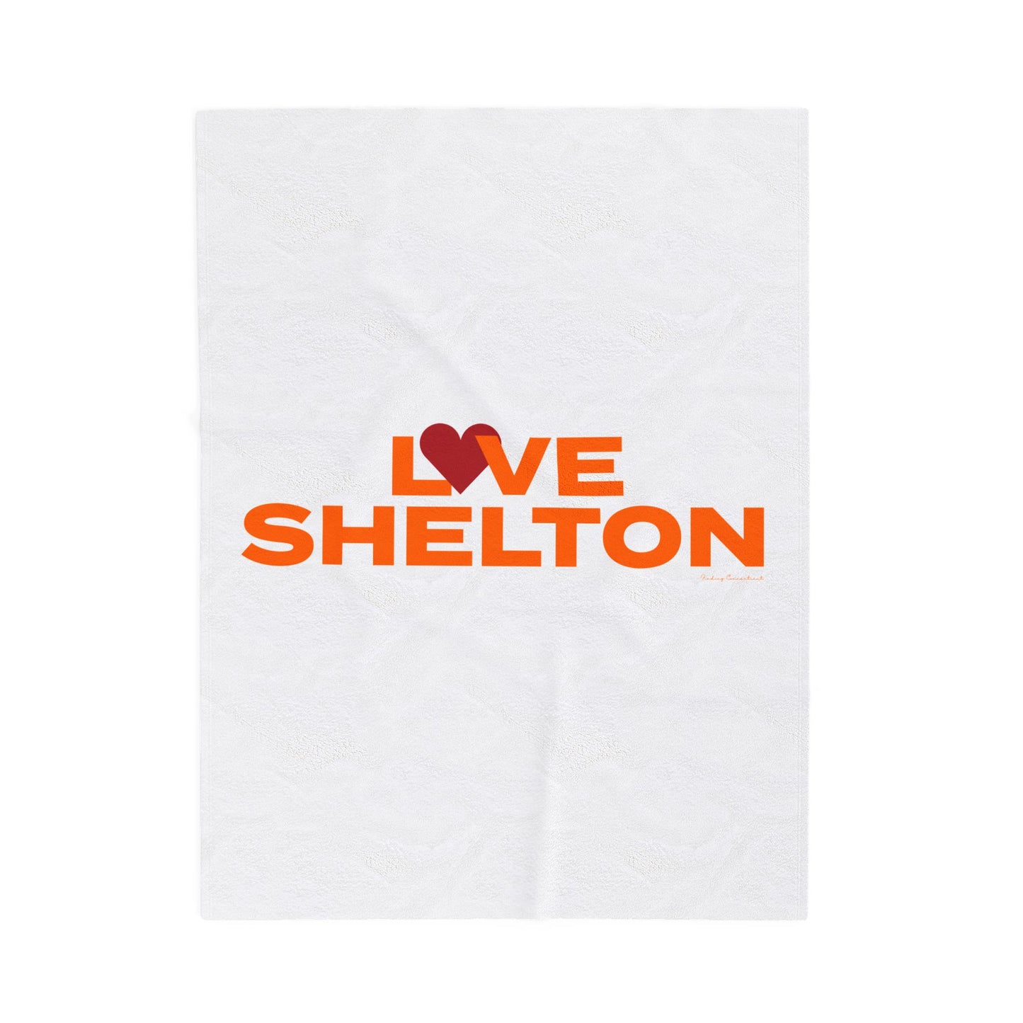 Love Shelton Velveteen Plush Blanket