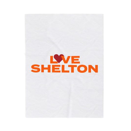Love Shelton Velveteen Plush Blanket