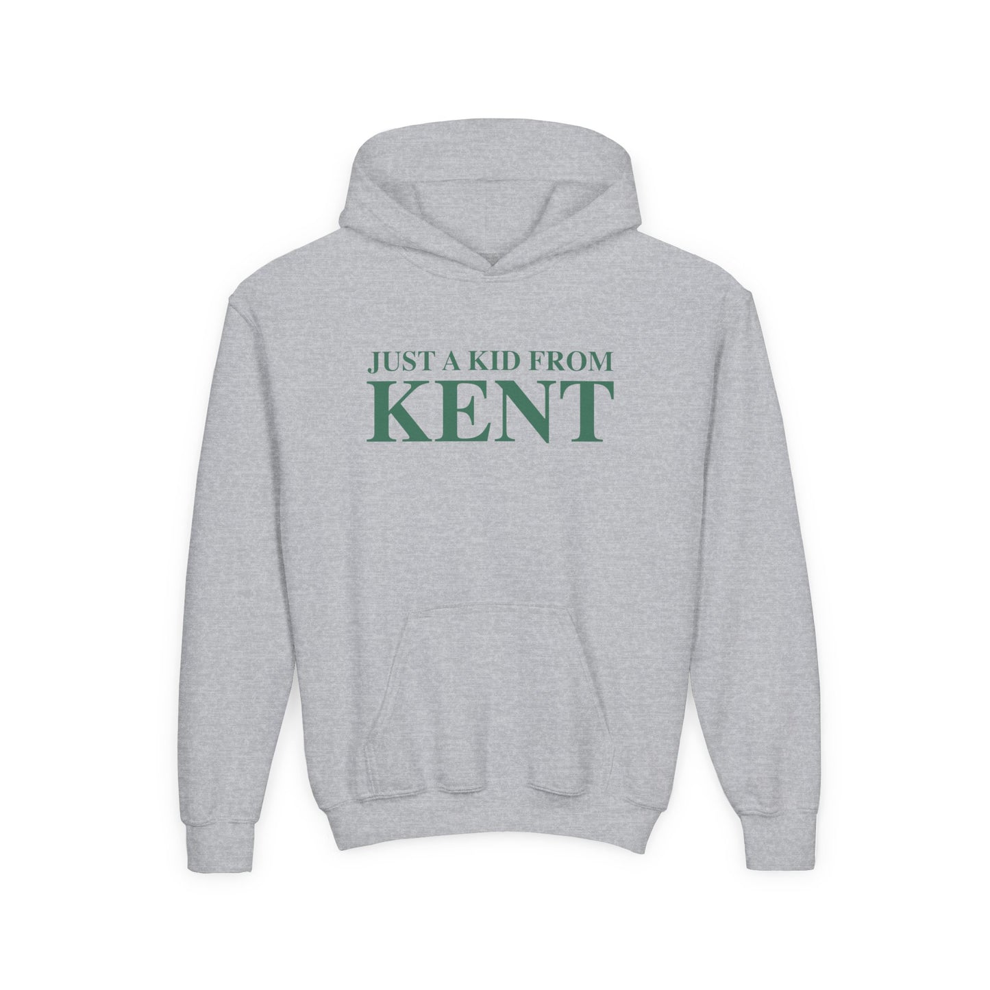Just a kid from Kent Youth Heavy Blend Hooded Sweatshirt