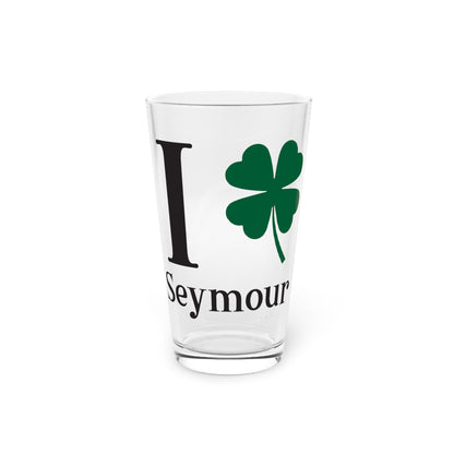 I Clover Seymour Pint Glass, 16oz