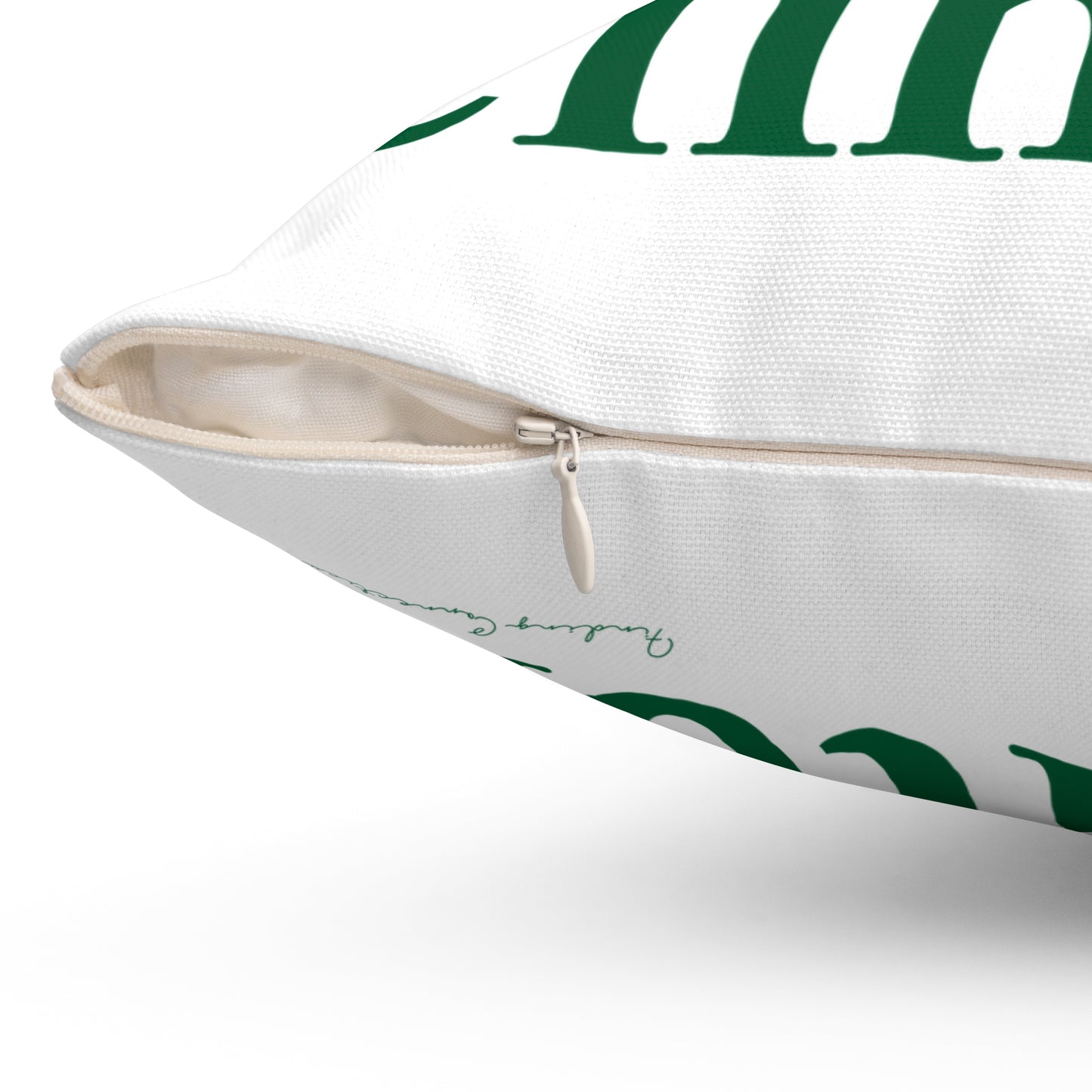 I Clover Clinton Spun Polyester Square Pillow