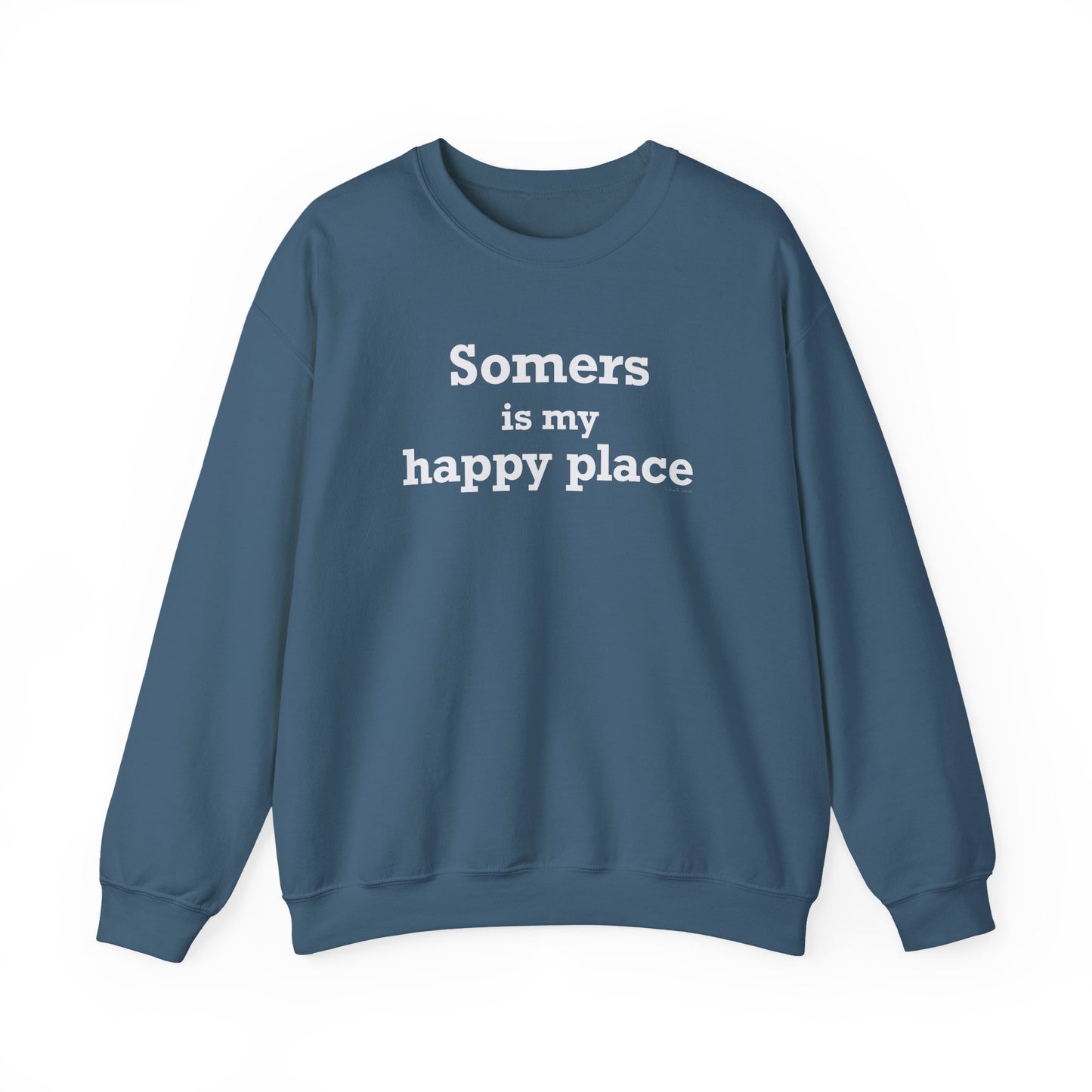 Somers  is My Happy Place Unisex Heavy Blend™ Crewneck Sweatshirt