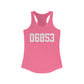 06853 Norwalk CT Zip Code Women's Ideal Racerback Tank Top