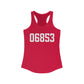 06853 Norwalk CT Zip Code Women's Ideal Racerback Tank Top