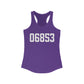 06853 Norwalk CT Zip Code Women's Ideal Racerback Tank Top