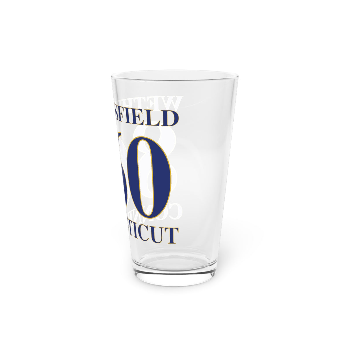 Wethersfield 860 Connecticut Pint Glass, 16oz