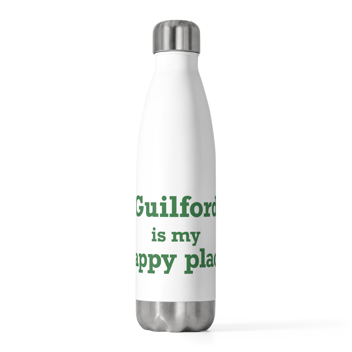 Guilford is My Happy Place 20 oz Insulated Bottle