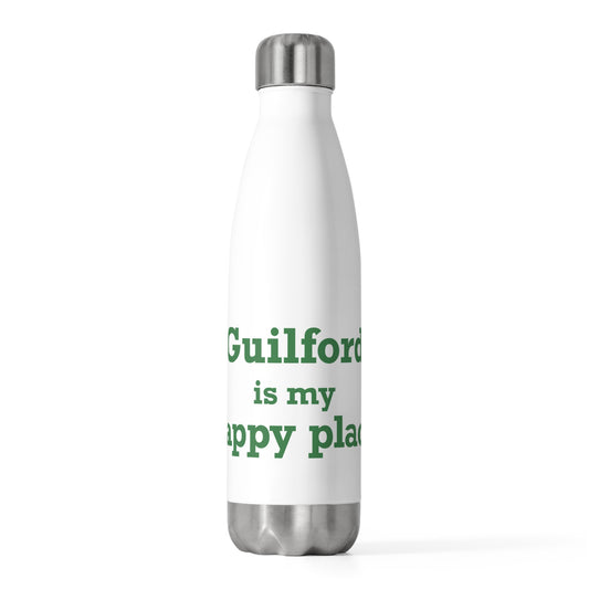 Guilford is My Happy Place 20 oz Insulated Bottle