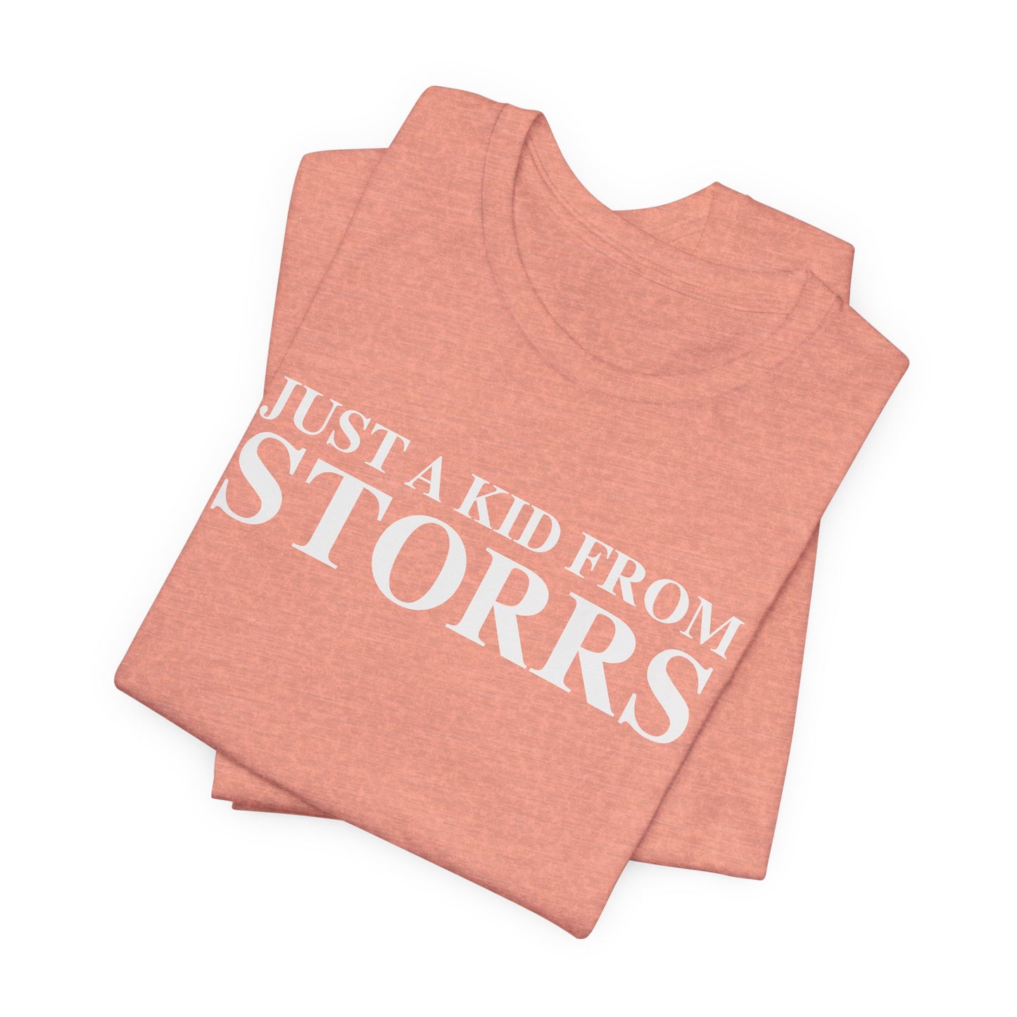 Just a kid from Storrs Unisex Jersey Short Sleeve T-Shirt