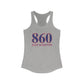 860 East Hampton Red White & Blue Women's Ideal Racerback Tank Top