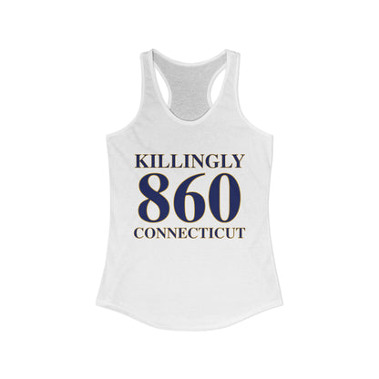 Killingly 860 Connecticut Women's Ideal Racerback Tank Top