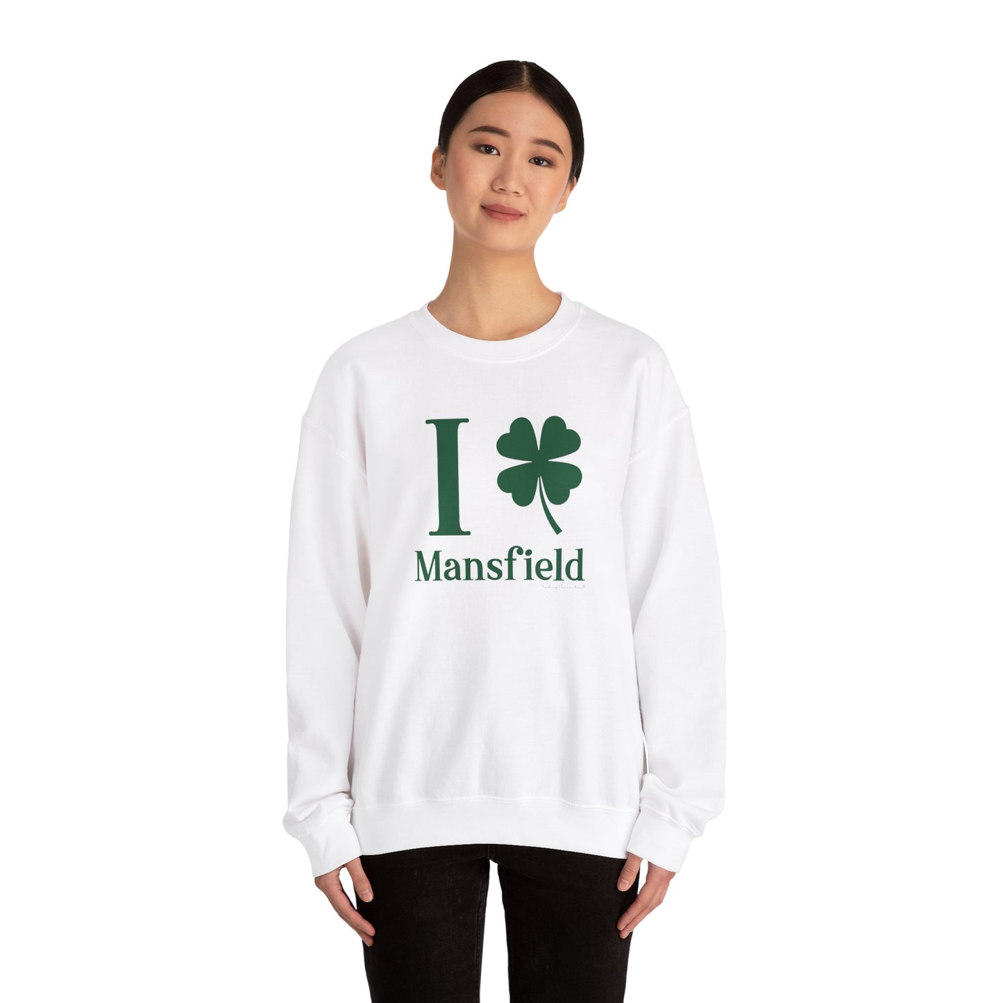 I Clover Mansfield Unisex Heavy Blend™ Crewneck Sweatshirt