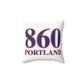 860 Portland Red, White & Blue Spun Polyester Square Pillow