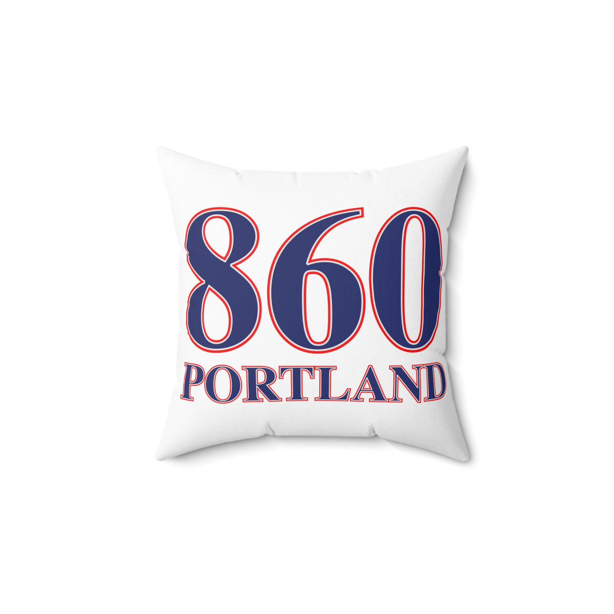860 Portland Red, White & Blue Spun Polyester Square Pillow