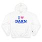 I Heart DARN Champion Hoodie