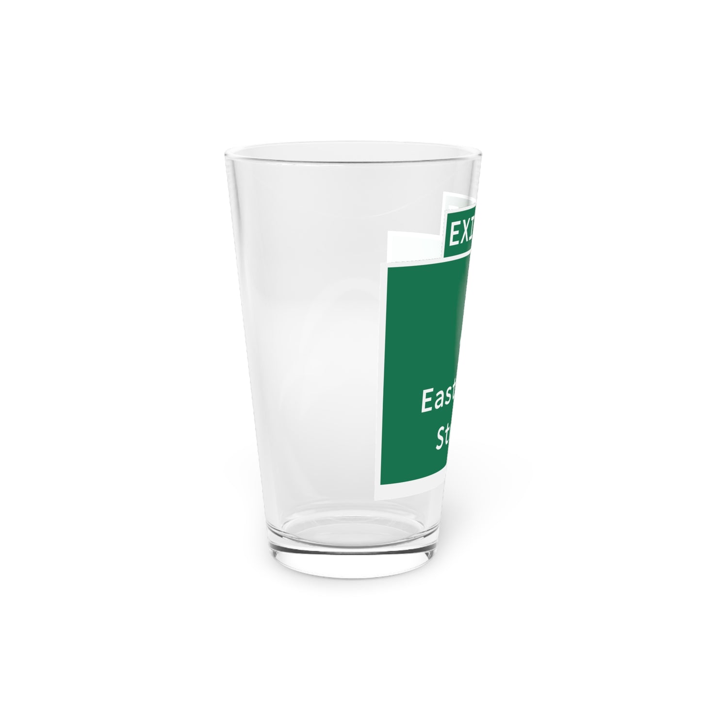 Vintage WCP Exit 67 Sign Pint Glass, 16oz
