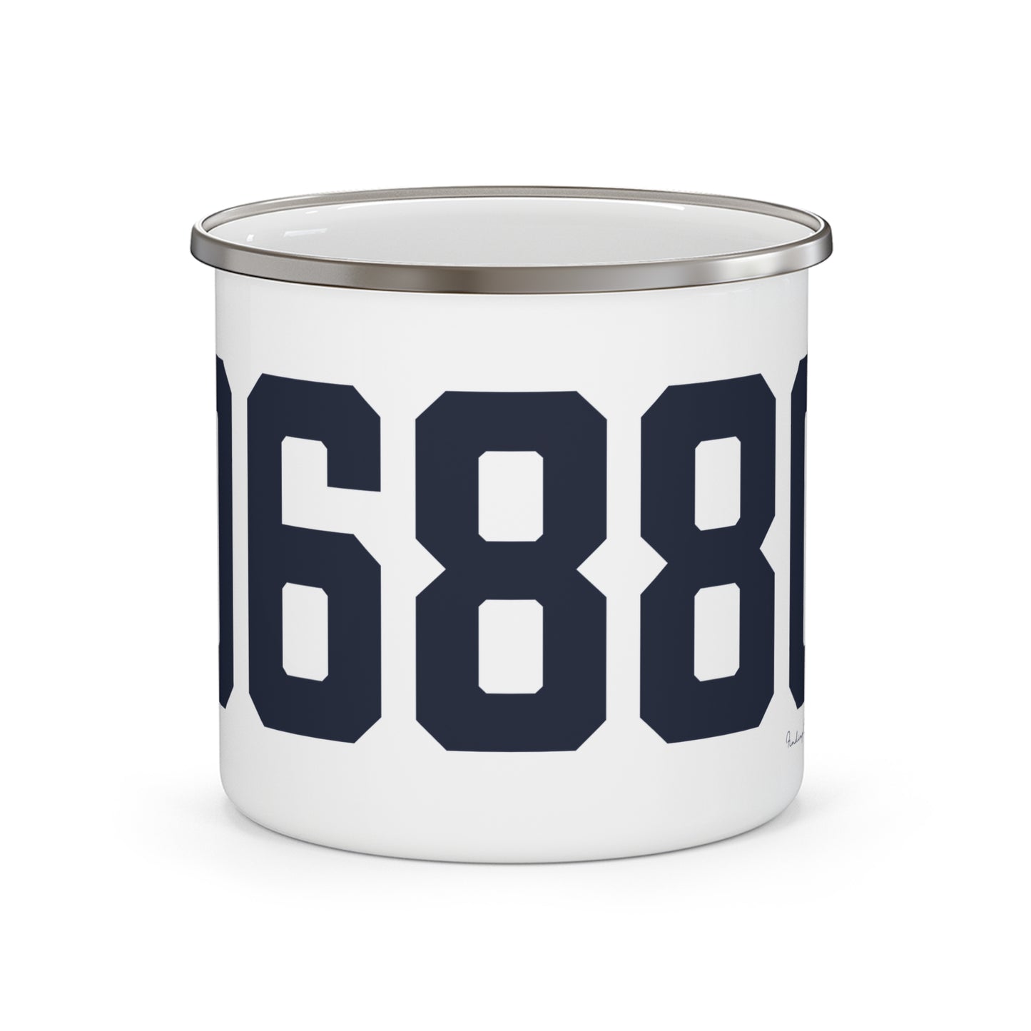 06880 Westport Connecticut Zip Code Enamel Camping Mug