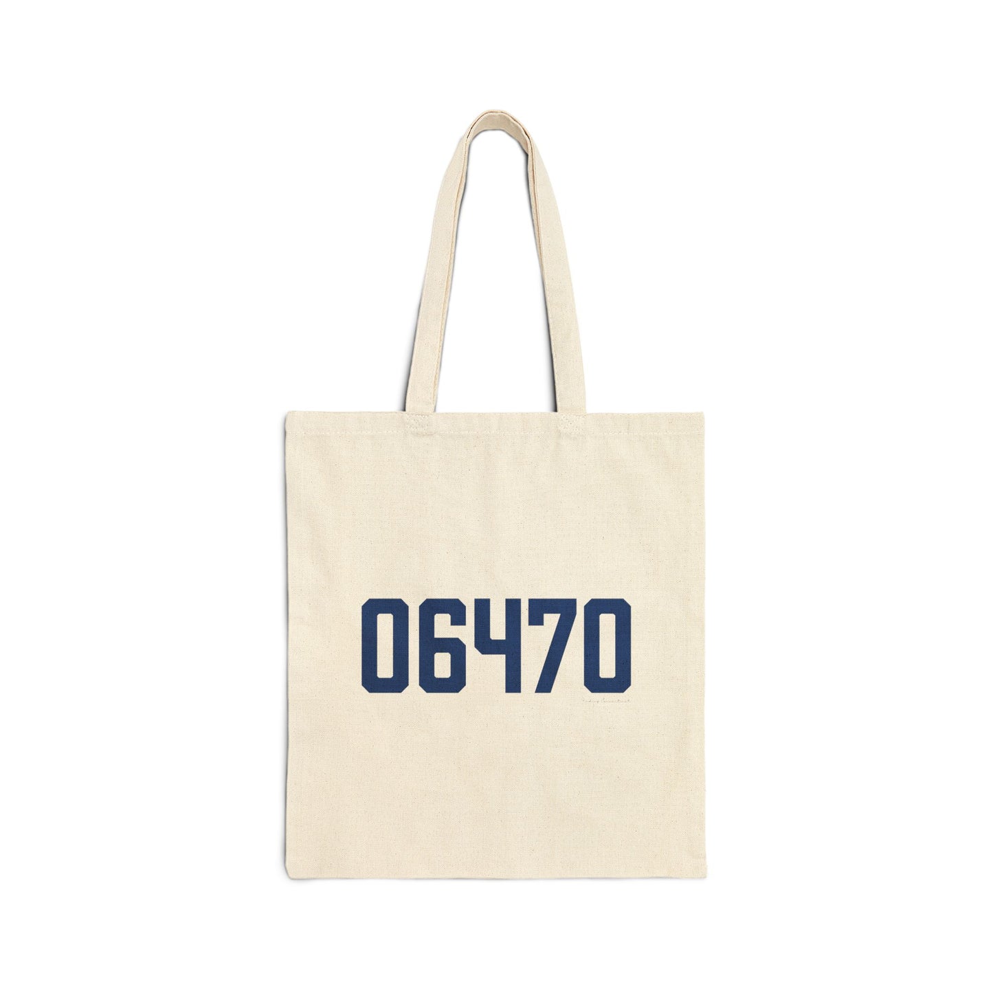 06470 Newtown Connecticut Zip Code Cotton Canvas Tote Bag