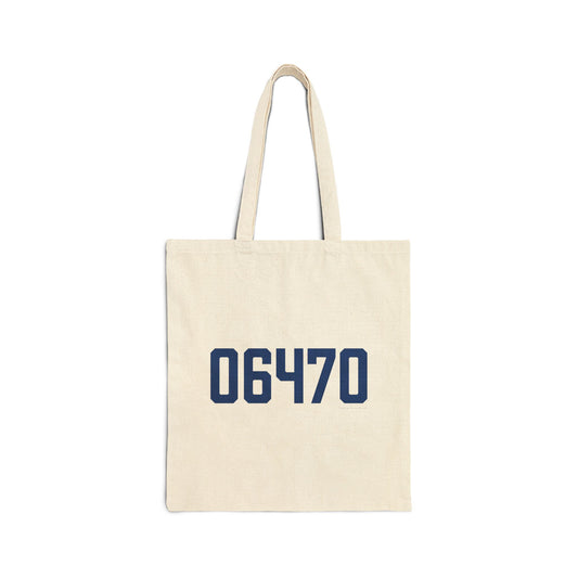 06470 Newtown Connecticut Zip Code Cotton Canvas Tote Bag