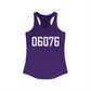 06076 Union CT Zip Code Women's Ideal Racerback Tank Top