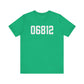 06812 New Fairfield CT Zip Code Unisex Jersey Short Sleeve T-Shirt