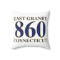 East Granby 860 Connecticut Polyester Square Pillow