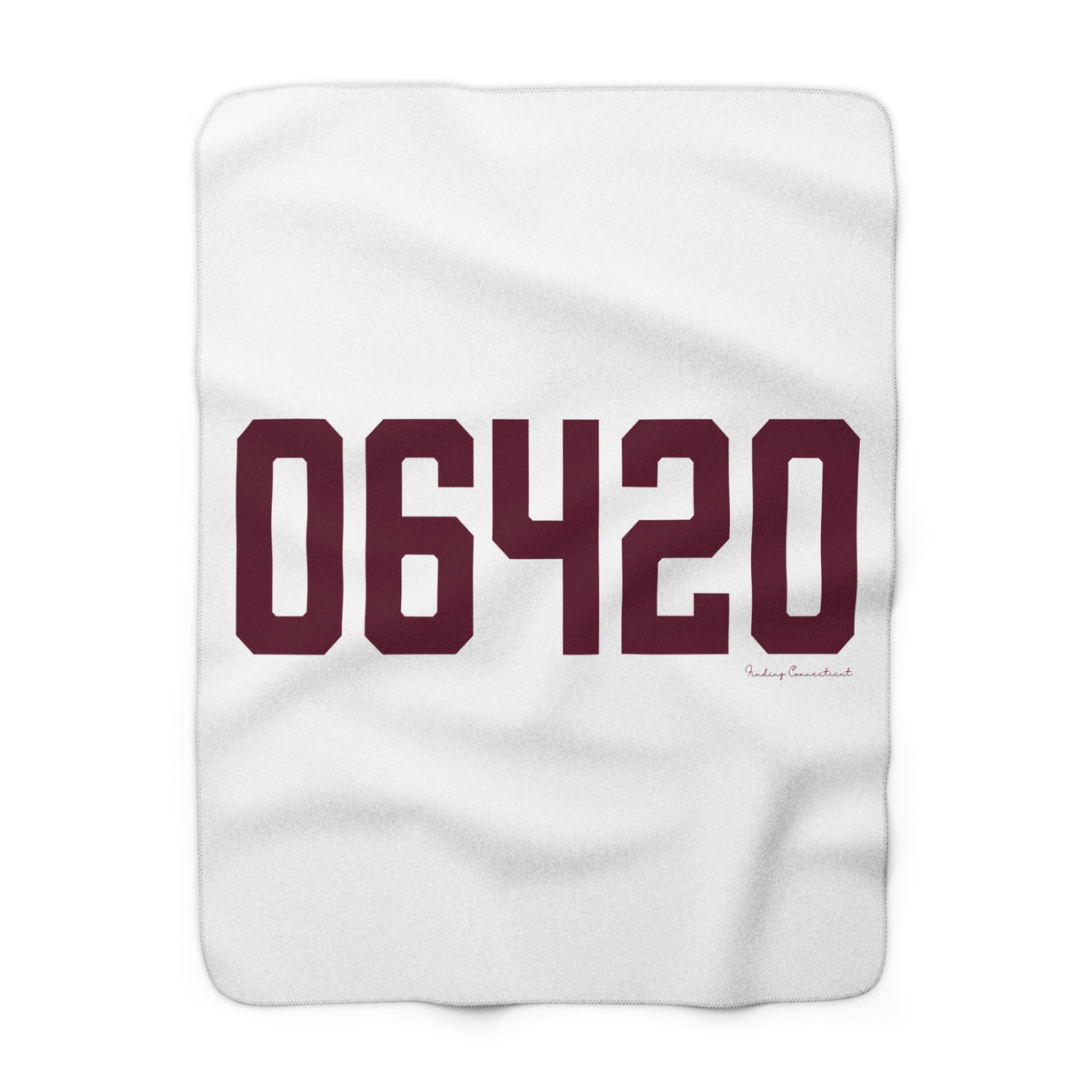 06420 Salem Connecticut Zip Code Fleece Blanket