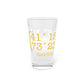 Redding Coordinates Pint Glass, 16oz