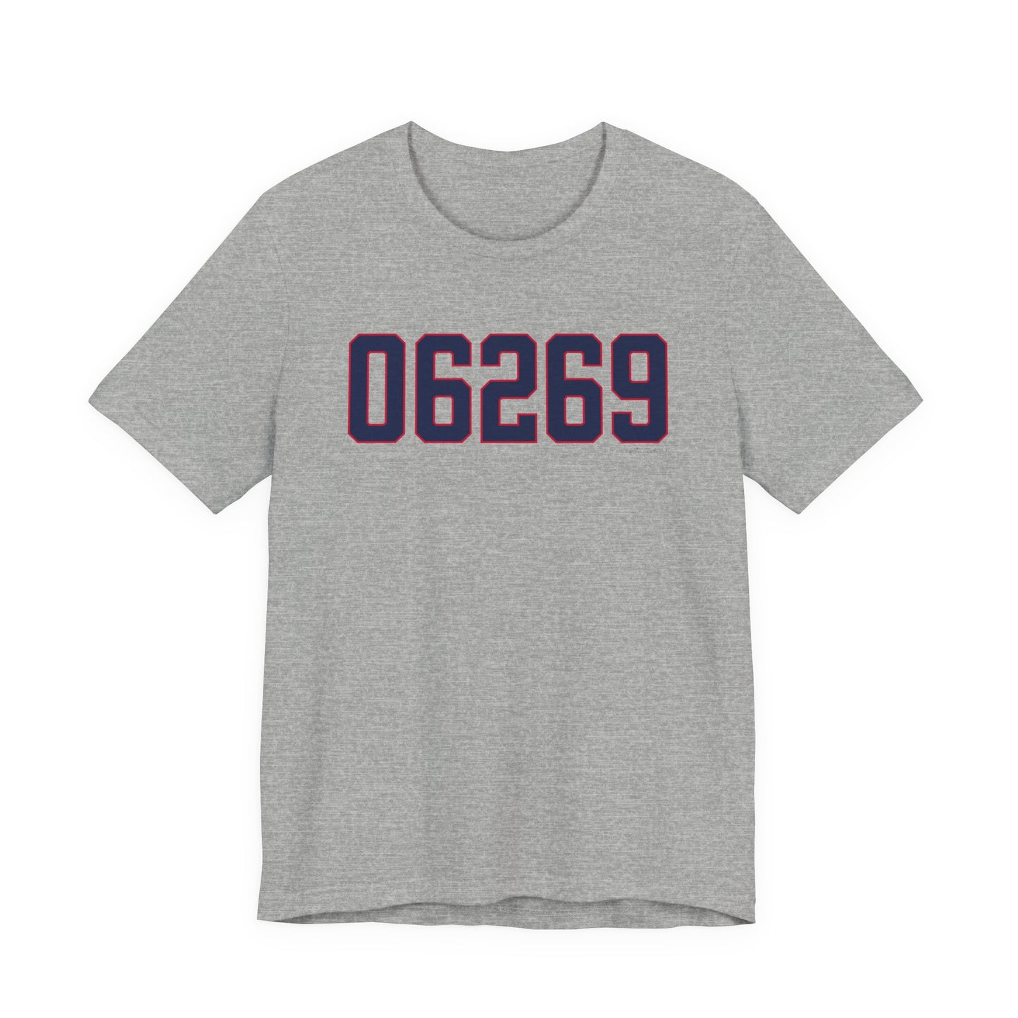 06269 Storrs Connecticut Zip Code Unisex Jersey Short Sleeve T-Shirt