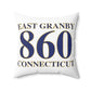 East Granby 860 Connecticut Polyester Square Pillow