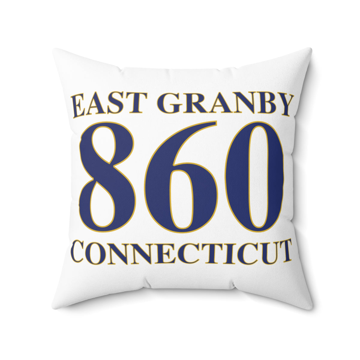 East Granby 860 Connecticut Polyester Square Pillow