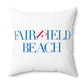 41 Tilt Fairfield Beach Spun Polyester Square Pillow