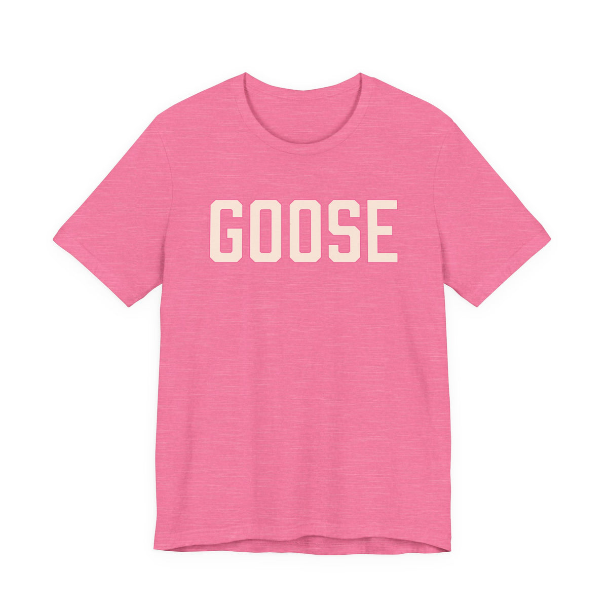 Goose Zip Code Peach and Pink Unisex Jersey Short Sleeve T-Shirt