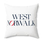 41 Tilt West Norwalk Spun Polyester Square Pillow