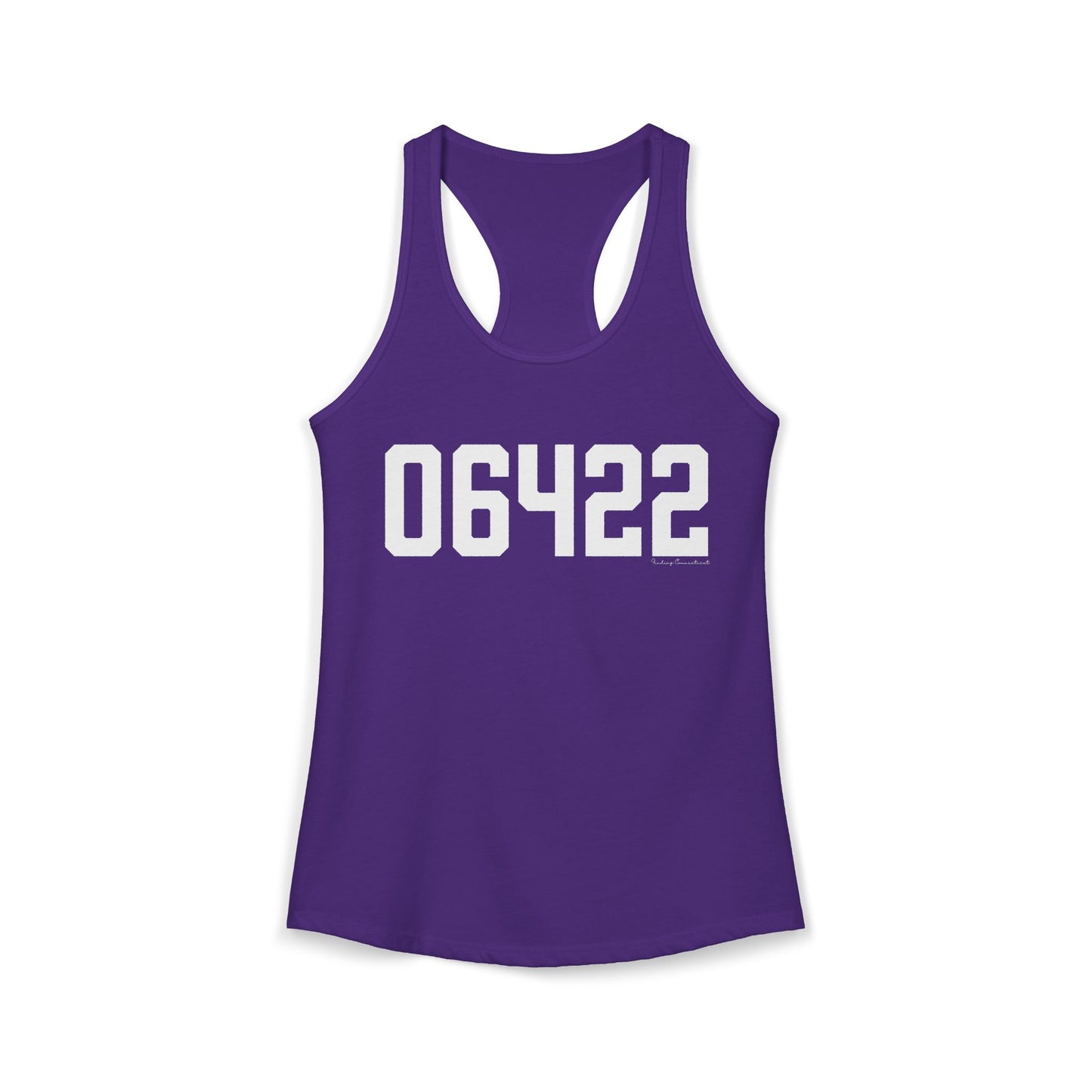 06422 Durham CT Zip Code Women's Ideal Racerback Tank Top