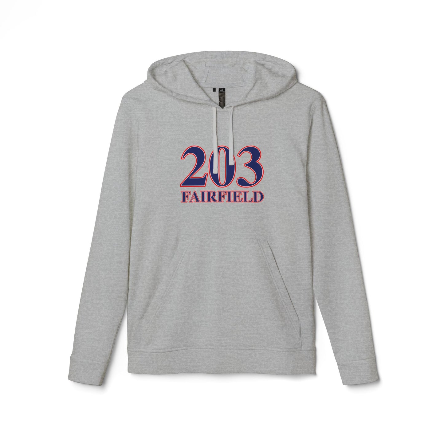 203 Fairfield Red, White and Blue adidas Unisex Fleece Hoodie
