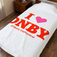 I Heart DNBY Velveteen Plush Blanket