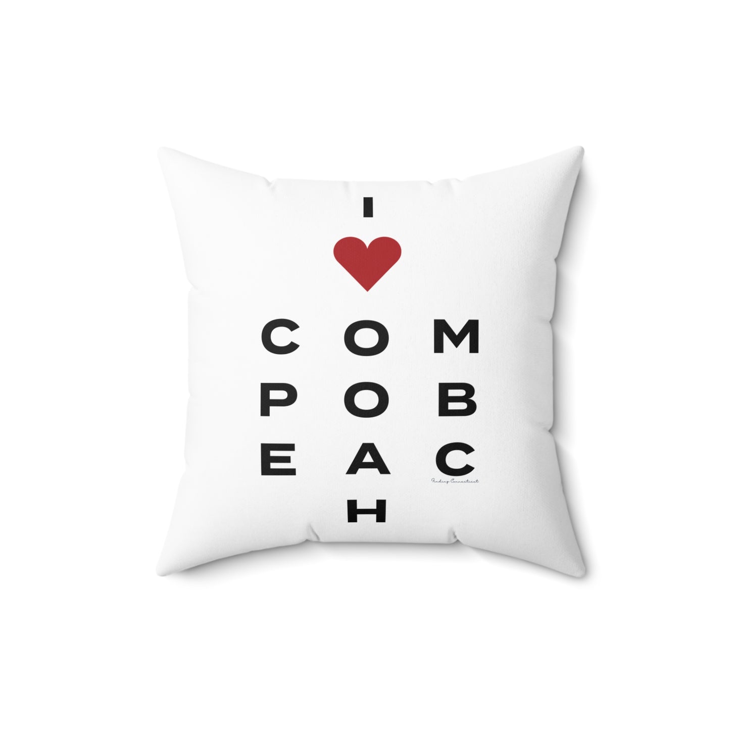 Compo Beach Vision Spun Polyester Square Pillow