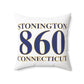 Stonington 860 Connecticut Polyester Square Pillow