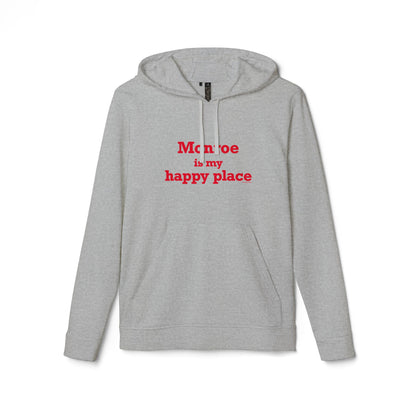 Monroe Is My Happy Place  adidas Unisex Fleece Hoodie