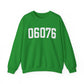 06076 Union CT Zip Code Unisex Heavy Blend™ Crewneck Sweatshirt