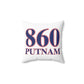 860 Putnam Red, White & Blue Spun Polyester Square Pillow