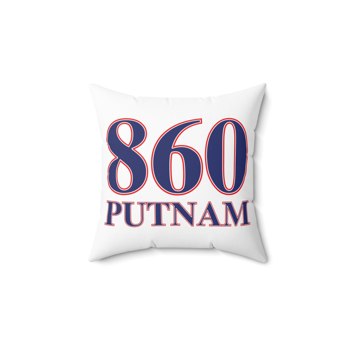 860 Putnam Red, White & Blue Spun Polyester Square Pillow