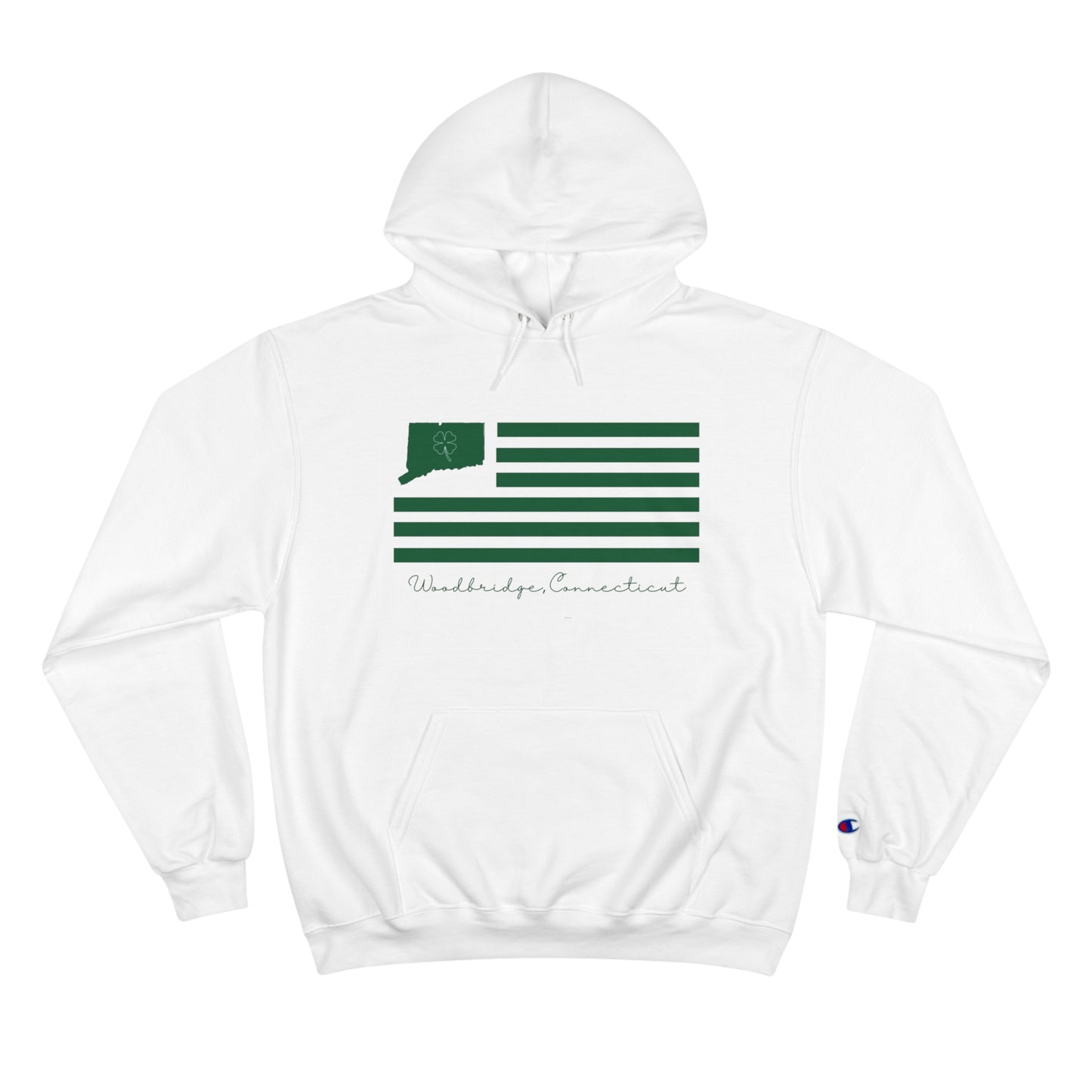 Woodbridge Connecticut St. Patrick’s Day Flag Champion Hoodie