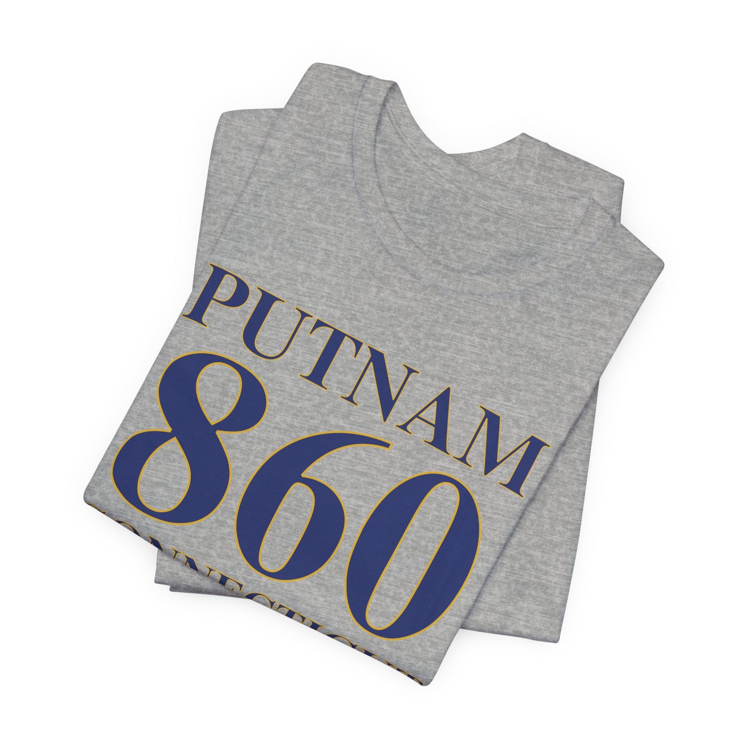 Putnam 860 Connecticut Unisex Jersey Short Sleeve T-Shirt