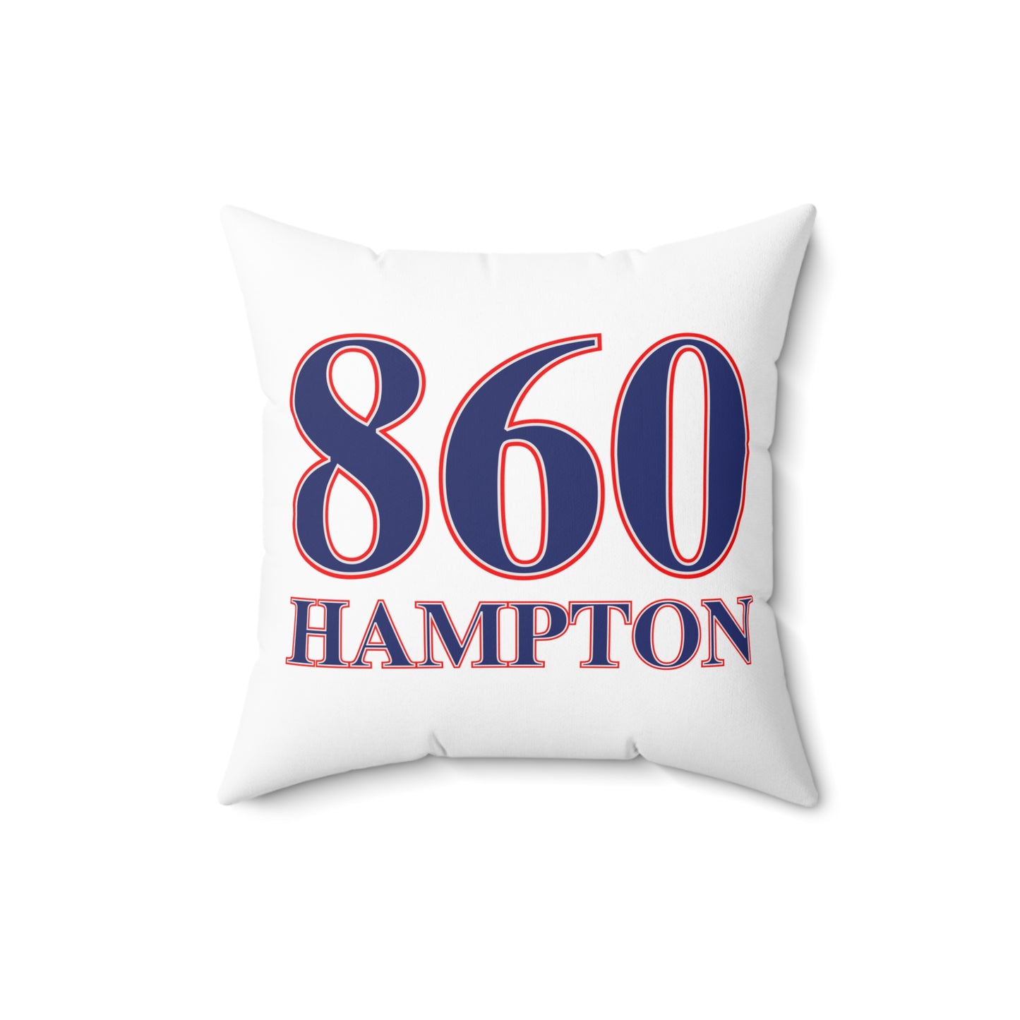 860 Hampton Red, White & Blue Spun Polyester Square Pillow
