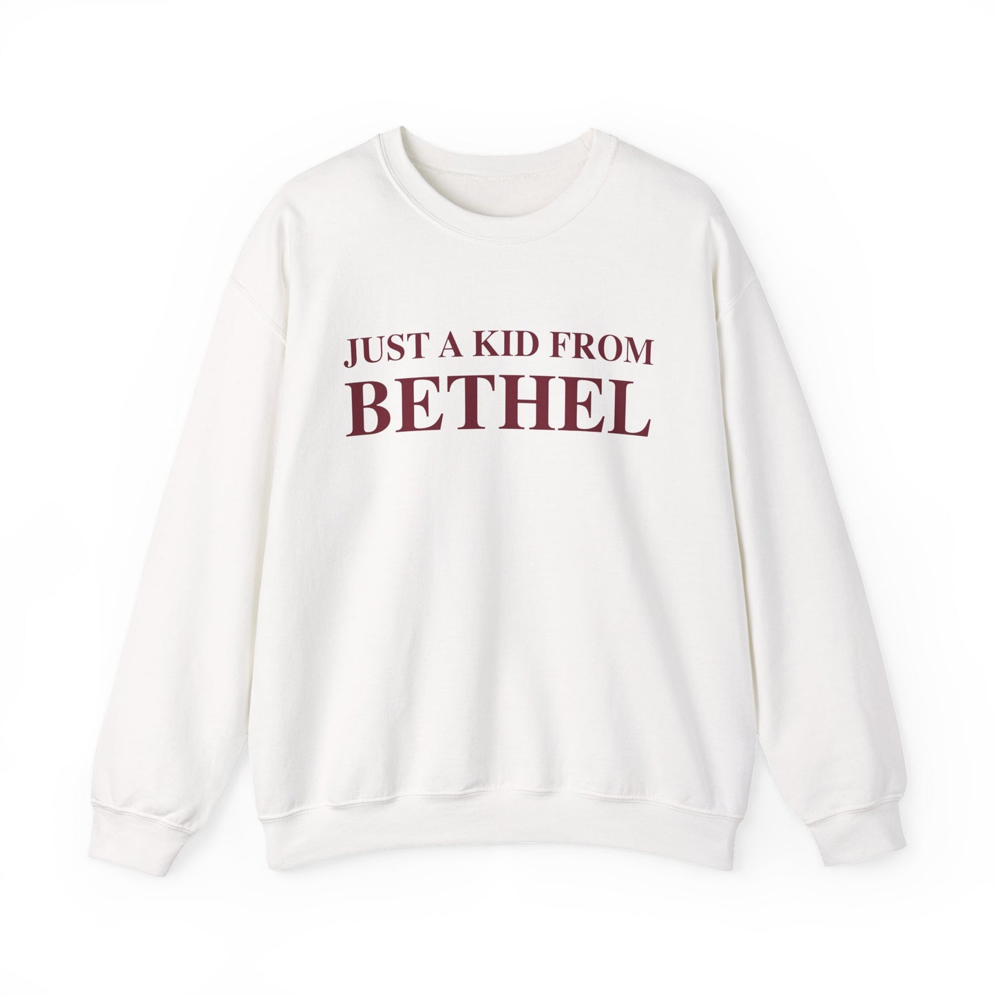 Just a kid from Bethel Unisex Heavy Blend™ Crewneck Sweatshirt