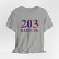 203 Redding Red White & Blue Unisex Jersey Short Sleeve T-Shirt